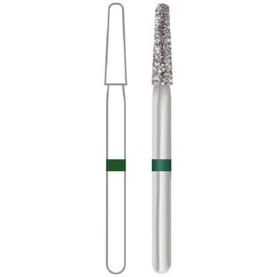 Midwest® Multi-Use Diamond Bur FG #856-018C, Coarse, Taper Round End, 1.8 mm Diameter, 8.0 mm Length, 5/Pkg, 471210 thumbnail 9