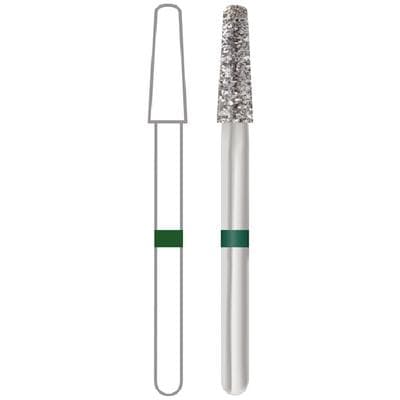 Midwest Diamond Bur FG 856-021C, Coarse Grit, Round End Taper, Friction Grip, 2.1 mm Diameter, 8.0 mm Length, 5/Pk thumbnail 8