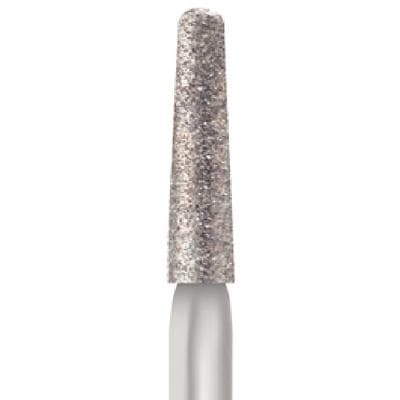 Midwest Diamond Bur FG 856-018F, Fine Grit, Round End Taper, Friction Grip, 1.8 mm Diameter, 8.0 mm Length, 5/Pk, #471199 thumbnail 8