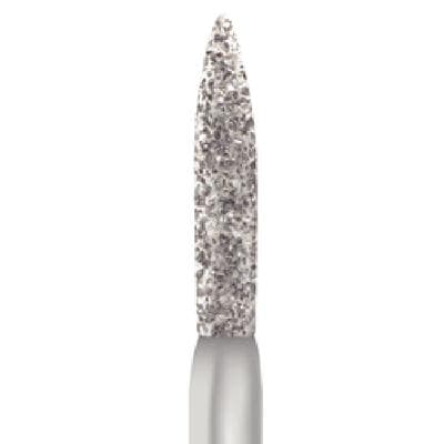 Midwest Multi-Use Diamond Bur #862-012C, Coarse Grit, Flame Shape, Friction Grip Short Shank, 1.2 mm Diameter, 8.0 mm Length, 5/Pk, 471280 thumbnail 8