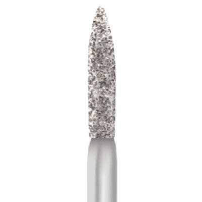 Midwest Multi-Use Diamond Bur 862-014C, FG Flame, Coarse Grit, 1.4 mm Diameter, 8.0 mm Length, 5/Pk, 471272 thumbnail 7