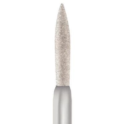 Midwest Multi-Use Diamond Bur #862-012, Extra Fine Grit, Flame Shape, Friction Grip, 1.2 mm Diameter, 8.0 mm Length, 5/Pk thumbnail 7