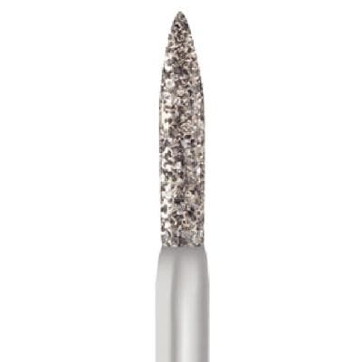 Midwest Multi-Use Diamond Bur #862-012SC, Super Coarse, Flame Shape, Friction Grip, 1.2 mm Diameter, 8.0 mm Length, 5/Pk, 471275 thumbnail 8