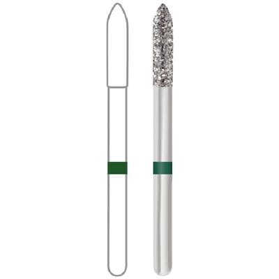 Midwest Multi-Use Diamond Bur 878-016C, FG, Coarse, Cylinder Modified Bevel, 1.6 mm Diameter, 8.0 mm Length, 5/Pk, 471309 thumbnail 10