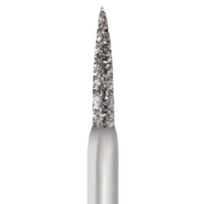 Midwest Multi-Use Diamond Bur FG #888/012, Coarse Grit, Flame Shape, 1.2 mm Diameter, 8.0 mm Length, 5/Pk thumbnail 7