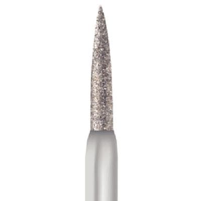 Midwest Multi-Use Diamond Bur, FG Flame, Fine Grit, #888/012, 1.2mm Diameter, 8.0mm Length, 5/Pk, 471359 thumbnail 9
