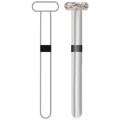 Midwest Multi-Use Diamond Bur 909-040SC, Super Coarse, Wheel Rounded Edge, Friction Grip, 4.0mm Diameter, 1.4mm Length, 5/Pk, 471385 thumbnail 9