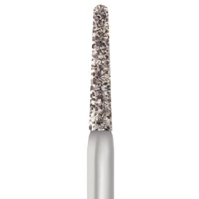Midwest® Multi-Use Diamond Bur FG #856L-014, Super Coarse, Taper Long Round End, 1.4 mm Diameter, 9.0 mm Length, Friction Grip, 5/Pkg thumbnail 8