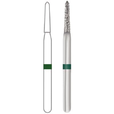 Midwest Multi-Use Diamond Bur 878K-012C, FG, Coarse Grit, Taper Modified Bevel, 1.2 mm Diameter, 8.0 mm Length, 5/Pk thumbnail 9