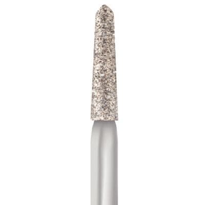 Midwest Multi-Use Diamond Bur 878K-016M, FG Short Shank, Medium Grit, Taper Modified Bevel, 1.6 mm Diameter, 8.0 mm Length, 5/Pk thumbnail 7