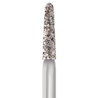 Midwest Multi-Use Diamond Bur #878K-016, Super Coarse Grit, Taper Modified Bevel, Friction Grip, 1.6mm Diameter, 8.0mm Length, 5/Pk thumbnail 6