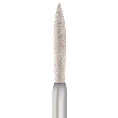 Midwest Multi-Use Diamond Bur FG 863-012EF, Extra Fine, Flame, 1.2 mm Diameter, 10.0 mm Length, 5/Pk thumbnail 5