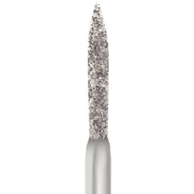 Midwest® Multi-Use Diamond Bur FG, Coarse, Flame, #863/012, 1.2 mm Diameter, 10.0 mm Length, Friction Grip, 5/Pkg, 471518 thumbnail 7
