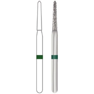 Midwest Multi-Use Diamond Bur FG 879K-016C, Coarse, Taper Modified Bevel, 1.6 mm Diameter, 10.0 mm Length, 5/Pk thumbnail 6