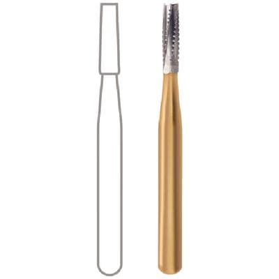 Midwest MultiPrep Carbide Bur #557, Straight Flat End, Friction Grip Short Shank, 1.0 mm Diameter, 3.7 mm Length, 10/Pkg, 399427 thumbnail 12
