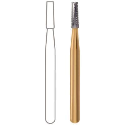 Midwest Multi-Prep Carbide Bur #558, Straight Flat End, Friction Grip, 1.2mm Diameter, 3.7mm Length, 10/Pack, 399228 thumbnail 12