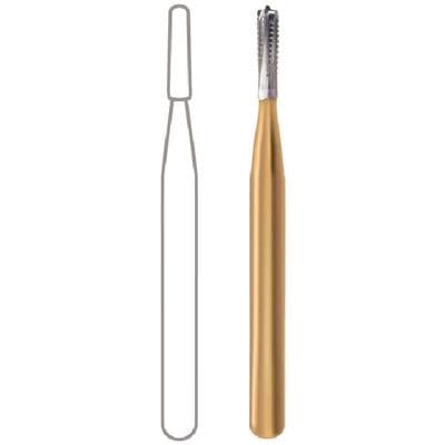 Midwest Multi-Prep Carbide Bur #1557, Straight Dome End, Friction Grip, 1.0 mm Diameter, 3.7 mm Length, 10/Pack, 399259 thumbnail 12