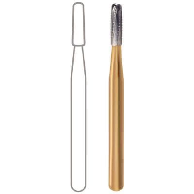 Midwest Multi-Prep Carbide Bur #1558, Straight Dome End, Friction Grip, 1.2mm Diameter, 3.7mm Length, 10/Pkg, 399260 thumbnail 11