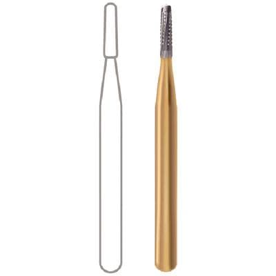 Midwest MultiPrep Carbide Bur, FG, Straight Dome End, #1556, 0.9mm Diameter, 3.2mm Length, 100/Bag, 396258 thumbnail 8