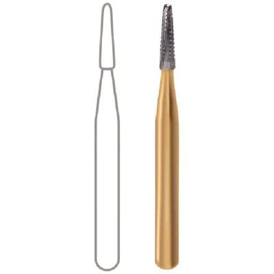 Midwest Multi-Prep Carbide Bur #1700, Taper Dome End, Friction Grip, 1.0 mm Diameter, 3.7 mm Length, 100/Bag thumbnail 7