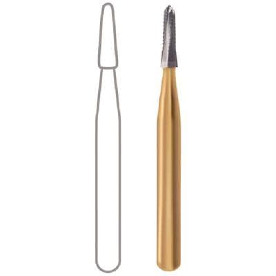 Midwest Multi-Prep Carbide Bur #1701, Taper Dome End, Friction Grip, 1.2 mm Diameter, 3.7 mm Length, 100/Bag thumbnail 4