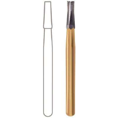 Midwest Multi-Prep Carbide Bur #702, Taper Flat End, Friction Grip, 1.6 mm Diameter, 4.1 mm Length, Clinic Pack of 100 thumbnail 7