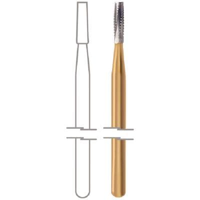 Midwest Multi-Prep Carbide Bur, #557, Straight Flat End, Friction Grip Oral Surgical (FGOS), 1.0 mm Diameter, 3.7 mm Length, 10/Pack, 399627 thumbnail 10