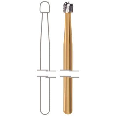 Midwest MultiPrep Carbide Bur, #6 Round, FGOS Surgical Length, 1.8 mm Diameter, 100/Bag thumbnail 4