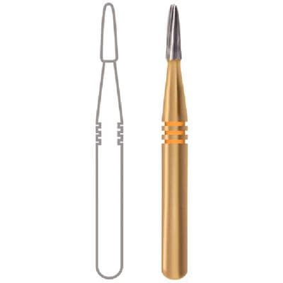 Midwest Esthetic Finishing Carbide Bur, FG, Bullet 12-Blade, #7801, 0.9 mm Diameter, 2.8 mm Length, 10/Pkg, 379132 thumbnail 7