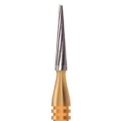 Midwest Esthetic Finishing Carbide Bur, FG Safe End Taper, 12 Blade, #7214S, 1.2 mm Diameter, 5.1 mm Length, 10/Pkg, 379105 thumbnail 6