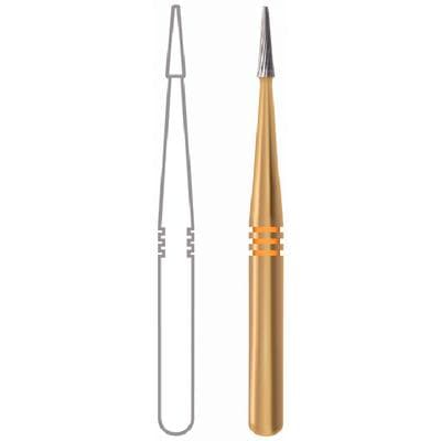 Midwest Esthetic Finishing Carbide Bur, FG - Safe End Taper, 12 Blade, #7714S, 1.4 mm Diameter, 7.6 mm Length, 10/Pkg, 379109 thumbnail 6