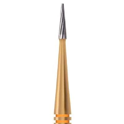 Midwest Esthetic Finishing Carbide Bur, FGSS Safe End Taper 12 Blade, #7114S, 0.9 mm Diameter, 2.9 mm Length, 10/Pkg thumbnail 2