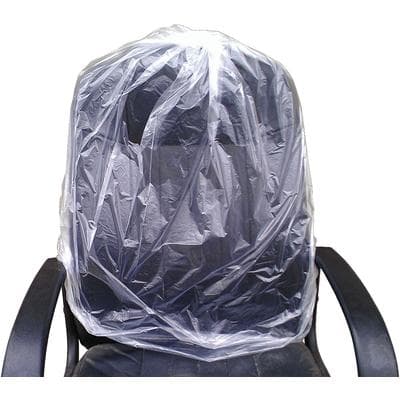 Metro Bags Chair Cover/Can Liner, 30" x 36", Clear, 250/Case thumbnail 2