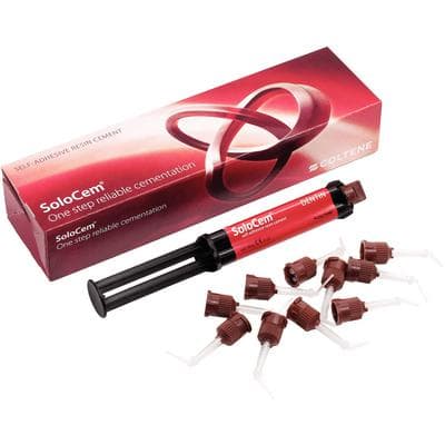SoloCem Self-Adhesive Resin Cement Intro Kit, Dentin & Translucent, 2 x 5ml Syringes, 20 Mixing Tips, 60013986 thumbnail 7