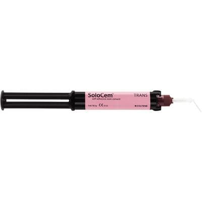 SoloCem Self-Adhesive Resin Cement Refill, Translucent, Dual-Cure, 5 mL Syringe with 10 Mixing Tips, 60019840 thumbnail 12