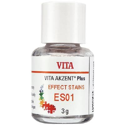 VITA AKZENT® Plus Effect Stains Powder ES03 Lemon-Yellow, 3g Jar thumbnail 3