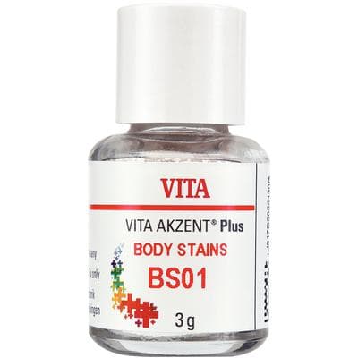 VITA AKZENT® Plus Body Stains Powder BS01 Yellow, 3g Jar thumbnail 3