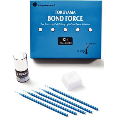 Tokuyama Bond Force Kit, 7th Generation Single Component Self-Etching Bonding Agent, 5mL Bottle with 50 Applicators and Mixing Well thumbnail 19