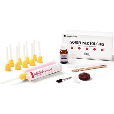 Sofreliner Tough S (Soft) Denture Reline Kit, 52 g Cartridge, 10 mL Primer, 23401 thumbnail 28