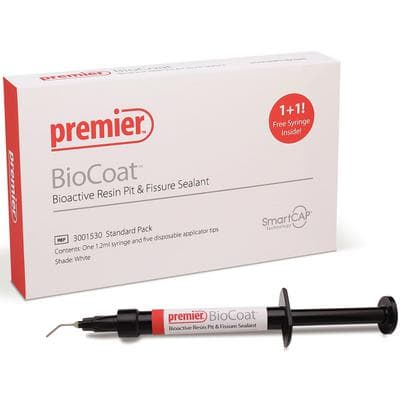 BioCoat Bioactive Resin Pit & Fissure Sealant, Standard Pack, 1.2 ml Syringe, White, 1/Pk, #3001530 thumbnail 11