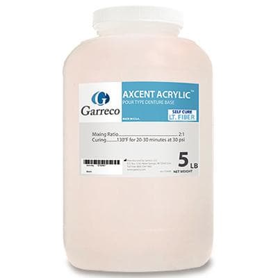 Garreco Axcent Pour Type Light Fiber Denture Base Acrylic, 5 lb thumbnail 2