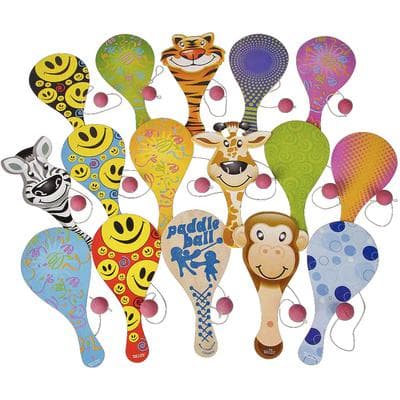 Paddleball Assortment, 9", Assorted Colors, 50/Pkg - Paddleball Assortment, 9, 50/Pkg - Paddleball - Image 1