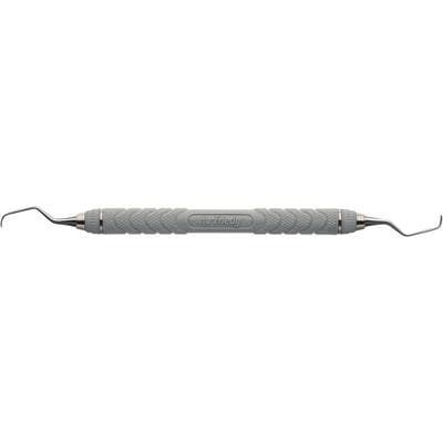 Hu-Friedy 3/4 After Five Gracey Curette, Resin 8 Colors Handle, Grey, EverEdge 2.0, Double-Ended, 1 Each (Part No. 550337) thumbnail 4