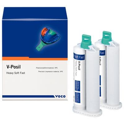 Voco V-Posil Heavy Soft Fast VPS Impression Material, Cartridge Refill, 2 x 50 ml thumbnail 5