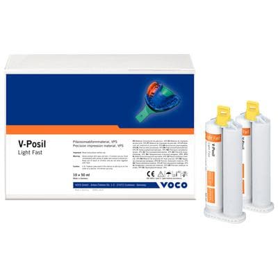 V-Posil Light Fast VPS Impression Material, Light Body, 50 ml Cartridges, Pack of 10, Ref 2574 thumbnail 6