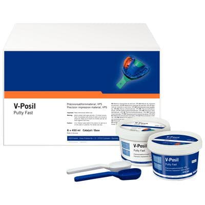 V-Posil Putty Fast Impression Material, 450 mL Jar, Pack of 8 thumbnail 4