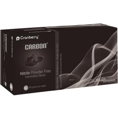 Cranberry Carbon Nitrile Exam Gloves, Powder Free, Non-Sterile, Extra Large, Black, 200/Box, CR3239 thumbnail 17