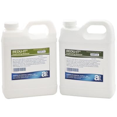 REDU-IT® Green Silicone Duplicating Material, 2-Pint Kit (1 Pint Part A & 1 Pint Part B), R 774-5-NOT thumbnail 2