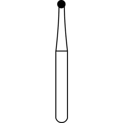 Alpen® SteriX Carbide Bur, RA (Right Angle), Round #4, 1.4 mm Diameter, Sterile, Single-Use, Pack of 10, #RS200004 thumbnail 4