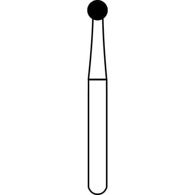 Alpen SteriX Sterile Carbide Bur, FG, Round #8, 2.3 mm Diameter, 50/Pack thumbnail 2
